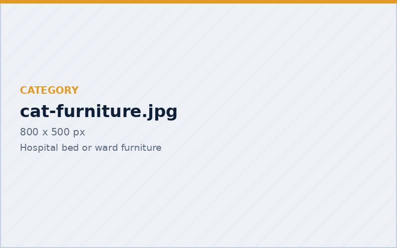 Hospital ward furniture