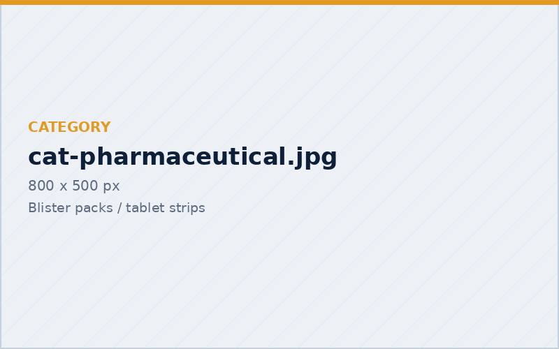 Pharmaceutical blister packs